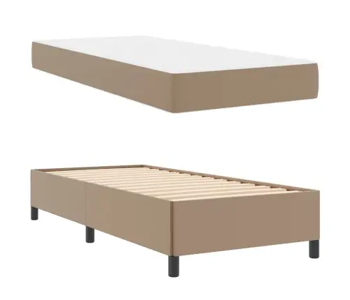 Lovos Rėmas Su Čiužiniu Kapučino 80 X 200 Cm Audinys