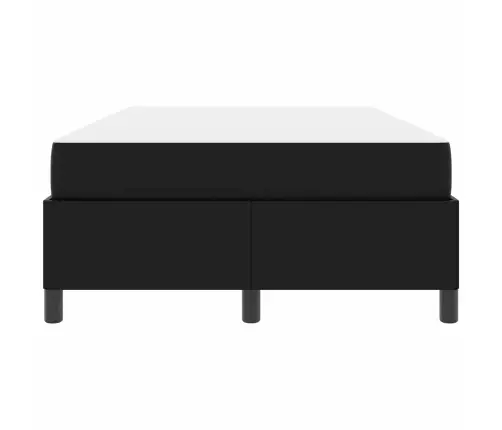 Lovos Rėmas Su Čiužiniu Juoda 120 X 190 Cm Audinys