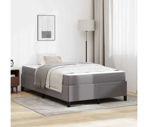 Lovos Rėmas Su Čiužiniu Pilka 120 X 190 Cm Audinys