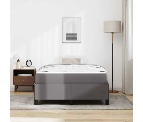 Lovos Rėmas Su Čiužiniu Pilka 120 X 190 Cm Audinys