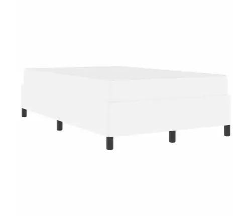 Gultas Rāmis Ar Matraci Balta 120 X 200 Cm Mākslīgā Āda Vidaxl