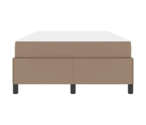 Gultas Rāmis Ar Matraci Kapučīno 120 X 200 Cm Mākslīgā Āda Vidaxl