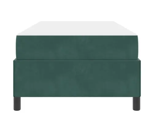 Gultas Rāmis Cits Balts Un Gaismi Pelēks 80 X 200 Cm Samts Vidaxl