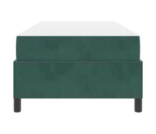 Lovos Rėmas Su Čiužiniu Tamsiai Žalia 90 X 190 Cm Audinys