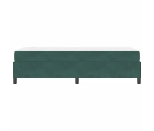 Lovos Rėmas Su Čiužiniu Tamsiai Žalia 90 X 190 Cm Audinys