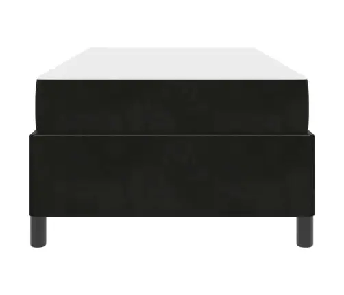 Gultas Rāmis Cits Melns Un Balts Un Melns 100 X 200 Cm Samts Vidaxl