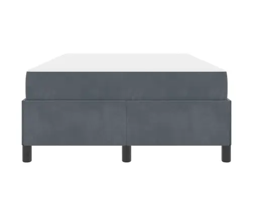 Voodi Raam Madratsiga Tumehall 120 X 190 Cm Kangas