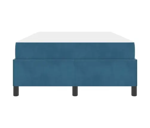 Lovos Rėmas Su Čiužiniu Tamsiai Mėlyna 120 X 190 Cm Audinys