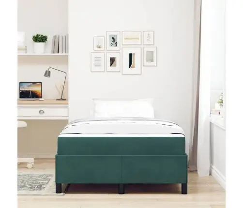 Gultas Rāmis Cits Balts Un Gaismi Pelēks 120 X 200 Cm Samts Vidaxl