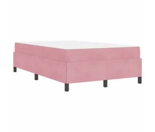 Lovos Rėmas Su Čiužiniu Rožinė 120 X 200 Cm Audinys