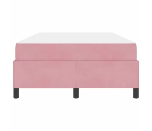 Lovos Rėmas Su Čiužiniu Rožinė 120 X 200 Cm Audinys