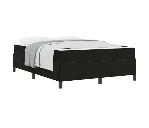 Gultas Rāmis Cits Melns Un Balts Un Melns 140 X 190 Cm Samts Vidaxl Gultas Rāmis Cits Melns Un Balts Un Melns 140 X 190 Cm Samts Vidaxl