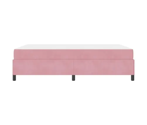Lovos Rėmas Su Čiužiniu Rožinė 160 X 200 Cm Audinys
