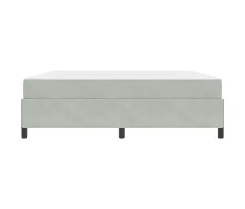 Lovos Rėmas Su Čiužiniu Šviesiai Pilka 180 X 200 Cm Audinys
