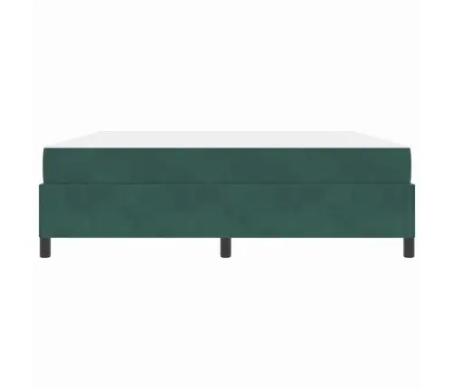 Voodi Raam Madratsiga Tume Rohelise 180 X 200 Cm Kangas