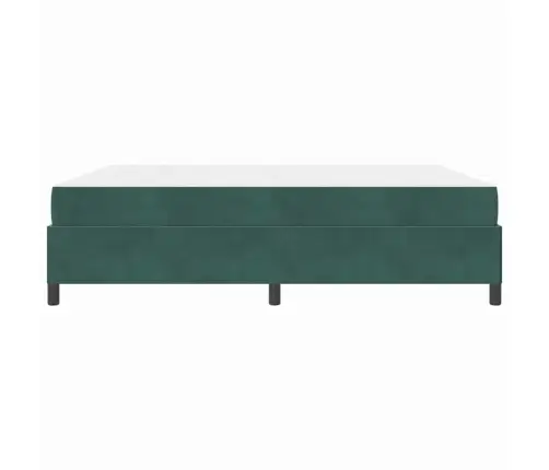 Voodi Raam Madratsiga Tume Rohelise 180 X 200 Cm Kangas