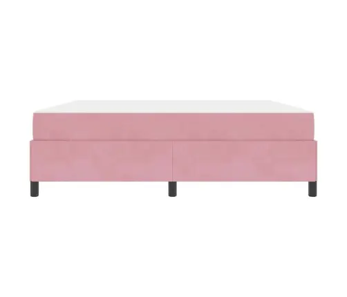 Voodi Raam Madratsiga Roosa 180 X 200 Cm Kangas