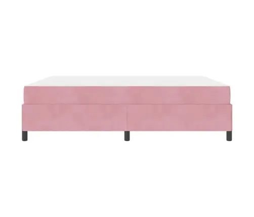 Voodi Raam Madratsiga Roosa 180 X 200 Cm Kangas