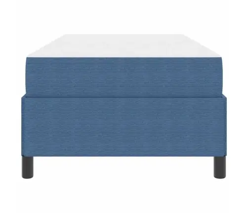 Gultas Rāmis Cits Zila 80 X 200 Cm Korduroja Audums Vidaxl