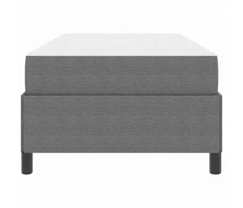 Gultas Rāmis Cits Gaiši Pelēka 90 X 190 Cm Korduroja Audums Vidaxl