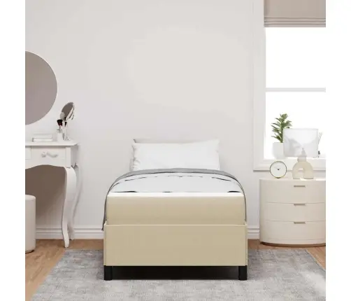 Gultas Rāmis Cits Gaiši Pelēks 90 X 190 Cm Korduroja Audums Vidaxl