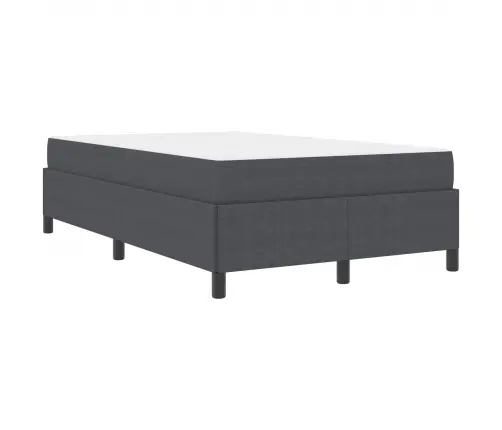 Gultas Rāmis Tumši Pelēka 120 X 200 Cm Korduroja Audums Vidaxl