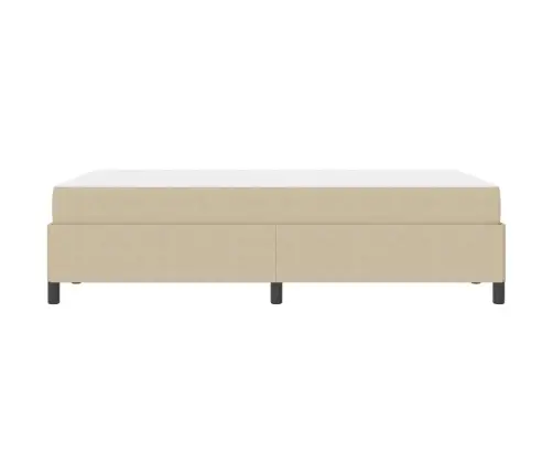 Voodi Raam Madratsiga Hele Roheline Hall 120 X 200 Cm Kangas