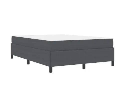 Gultas Rāmis Cits Tumši Pelēka 140 X 200 Cm Korduroja Audums Vidaxl