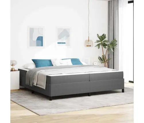 Gultas Rāmis Cits Gaiši Pelēka 100 X 200 Cm Korduroja Audums Vidaxl