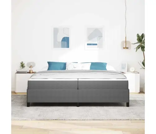 Gultas Rāmis Cits Gaiši Pelēka 100 X 200 Cm Korduroja Audums Vidaxl