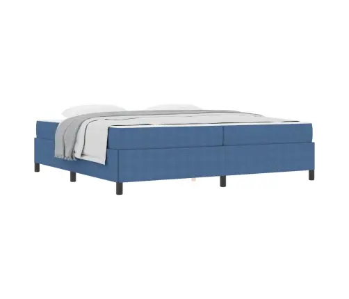 Gultas Rāmis Cits Zila 100 X 200 Cm Korduroja Audums Vidaxl