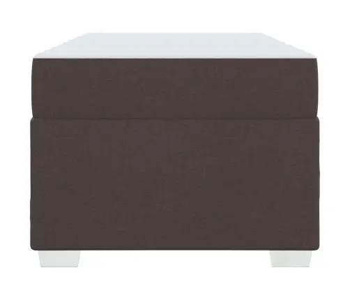 Voodi Raam Madratsiga Tume Pruun 80 X 200 Cm Kangas