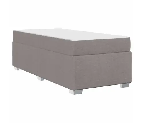 Lovos Rėmas Su Čiužiniu Taupe 80 X 200 Cm Audinys