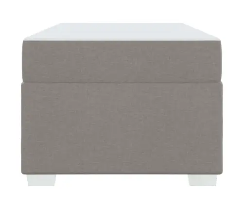 Lovos Rėmas Su Čiužiniu Taupe 80 X 200 Cm Audinys