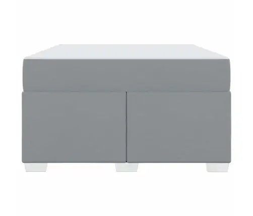 Gultas Rāmis Cits Gaiši Pelēka 120 X 190 Cm Audums Vidaxl