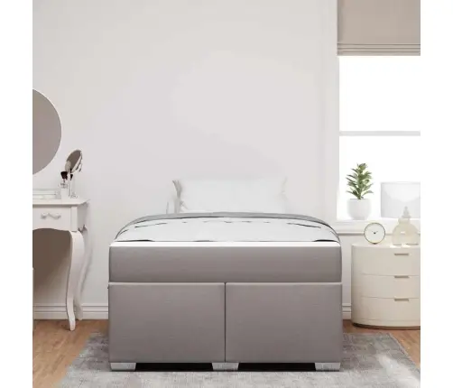 Voodi Raam Pruunikashall 120 X 200 Cm Kangas