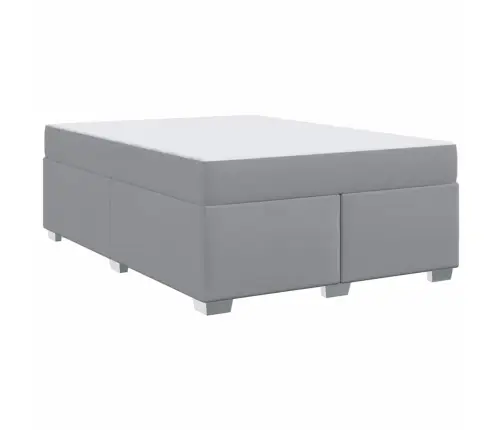 Voodi Raam Helehall 140 X 200 Cm Kangas