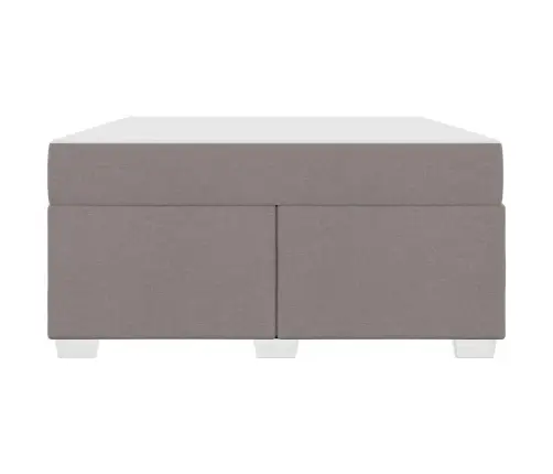 Gultas Rāmis Cits Pelēkbrūna 140 X 200 Cm Audums Vidaxl