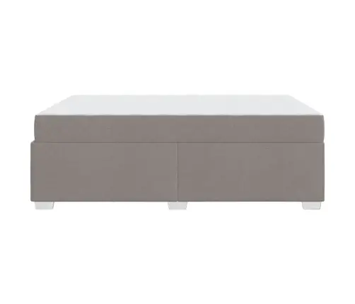 Gultas Rāmis Cits Pelēkbrūna 140 X 200 Cm Audums Vidaxl