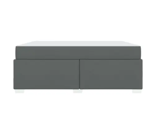 Lovos Rėmas Su Čiužiniu Tamsiai Pilka 180 X 200 Cm Audinys