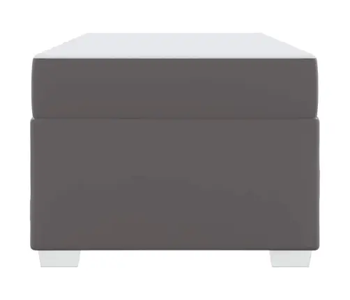 Gultas Rāmis Cits Pelēka 80 X 200 Cm Mākslīgā Āda Vidaxl