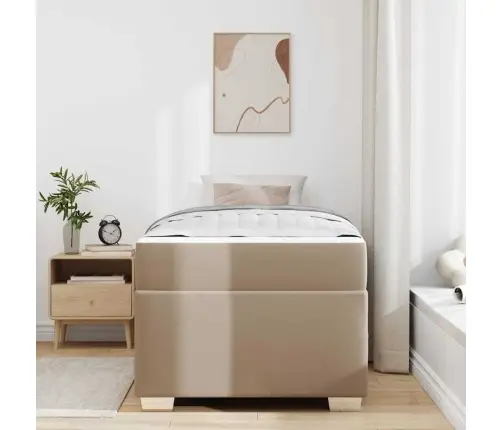 Gultas Rāmis Cits Kapučīno 80 X 200 Cm Mākslīgā Āda Vidaxl