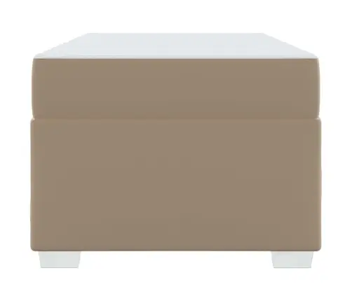 Gultas Rāmis Cits Kapučīno 80 X 200 Cm Mākslīgā Āda Vidaxl