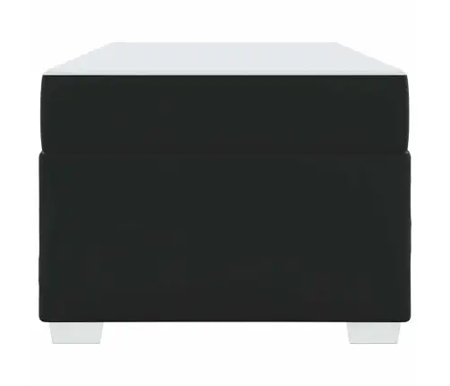 Gultas Rāmis Cits Melna 90 X 190 Cm Mākslīgā Āda Vidaxl