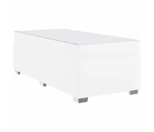 Gultas Rāmis Cits Balta 90 X 200 Cm Mākslīgā Āda Vidaxl