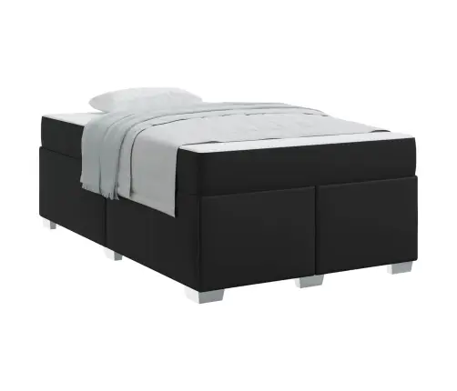 Gultas Rāmis Cits Melna 120 X 190 Cm Mākslīgā Āda Vidaxl