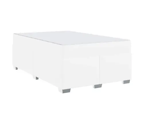 Gultas Rāmis Cits Balta 120 X 190 Cm Mākslīgā Āda Vidaxl