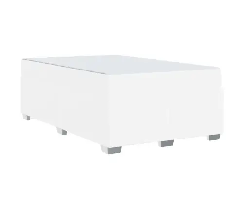 Gultas Rāmis Cits Balta 120 X 200 Cm Mākslīgā Āda Vidaxl