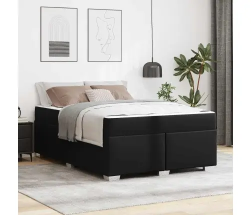 Gultas Rāmis Cits Melna 140 X 200 Cm Mākslīgā Āda Vidaxl