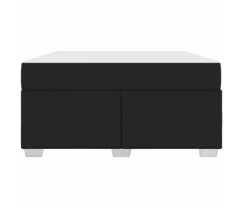 Gultas Rāmis Cits Melna 140 X 200 Cm Mākslīgā Āda Vidaxl